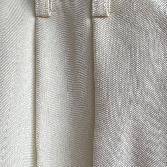 Caribbean Joe Let Go 9 in Mens Pleated Shorts 36 Cream Off White Summer Vacation - Picture 5 of 10